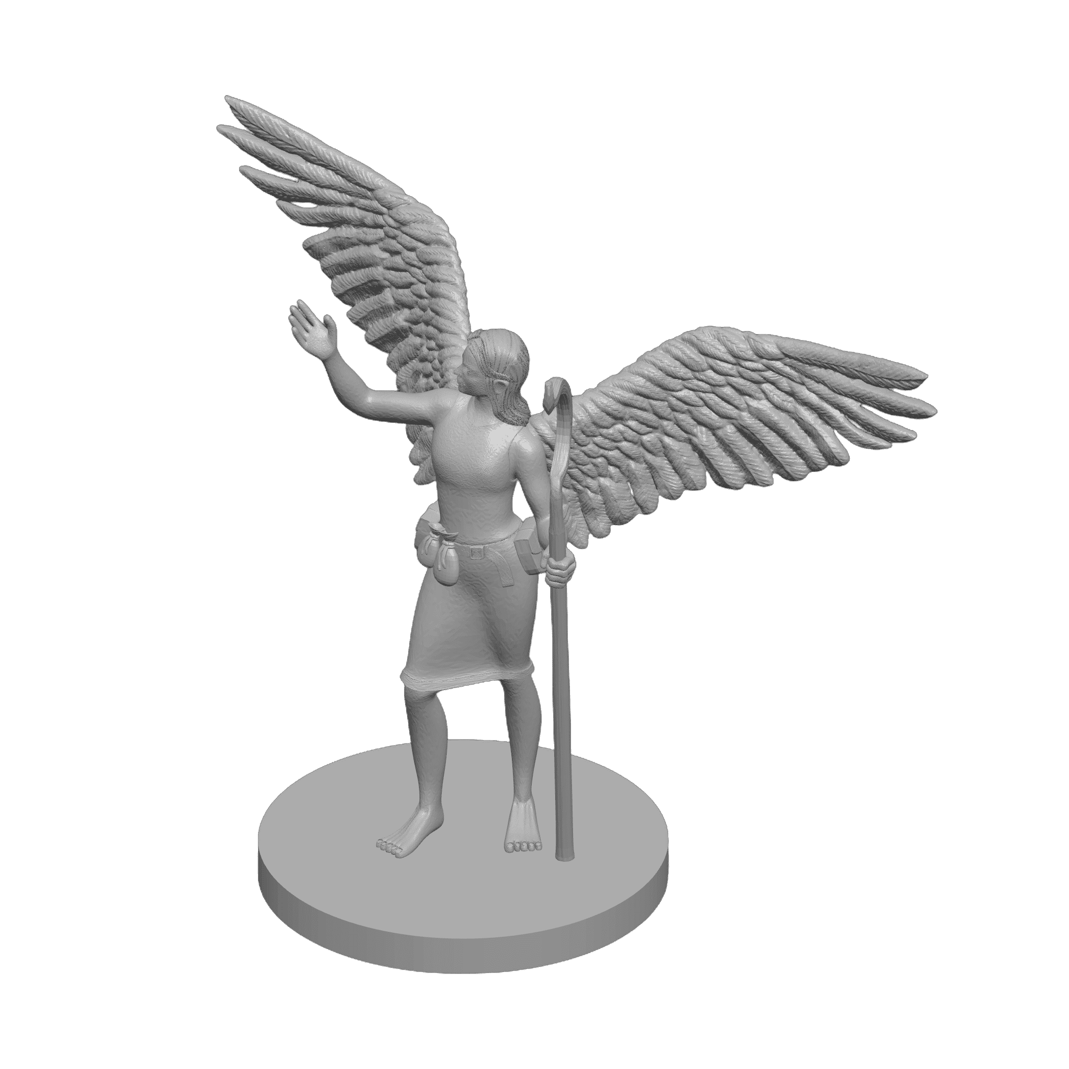 Aasimar Female Druid