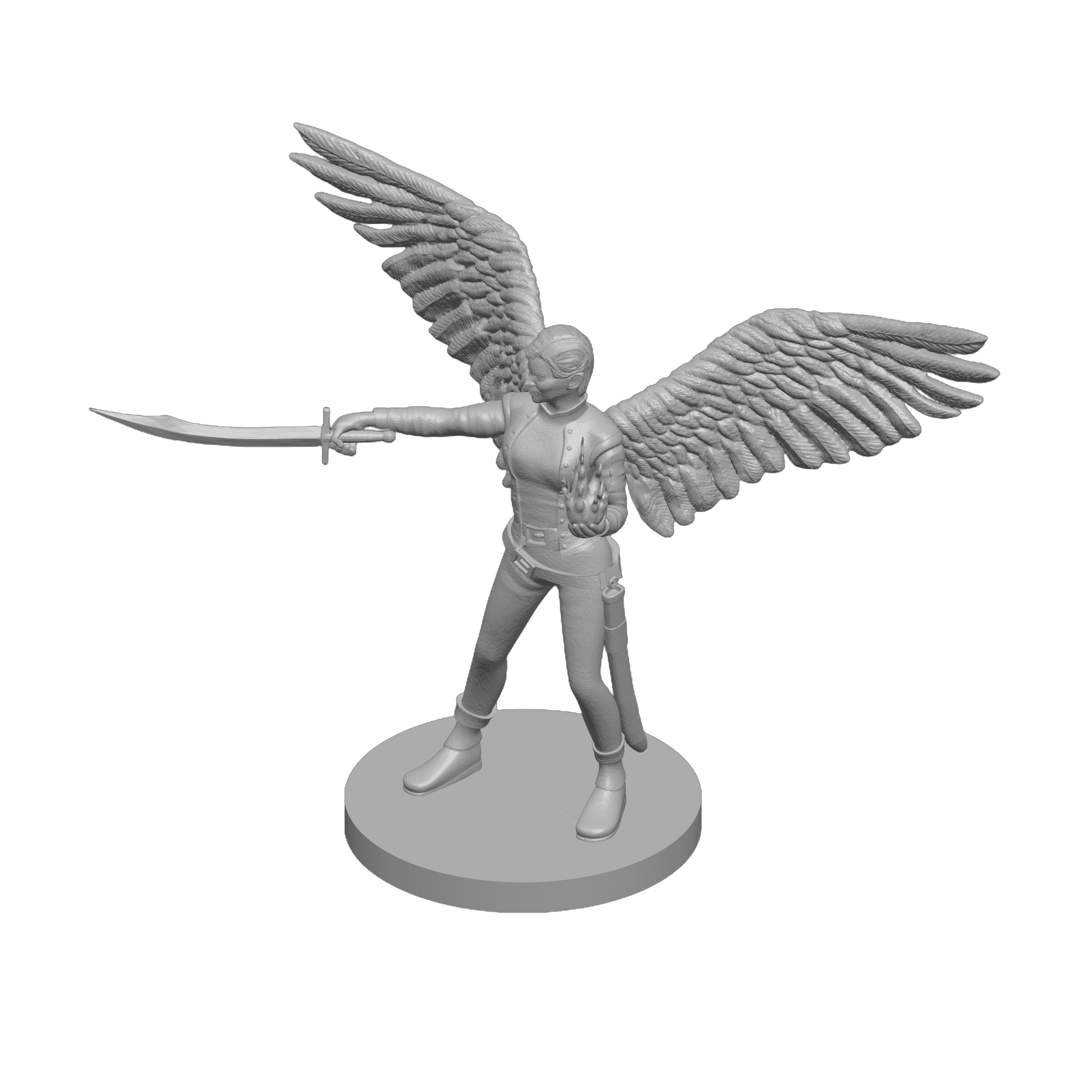 Aasimar Female Hexblade Warlock