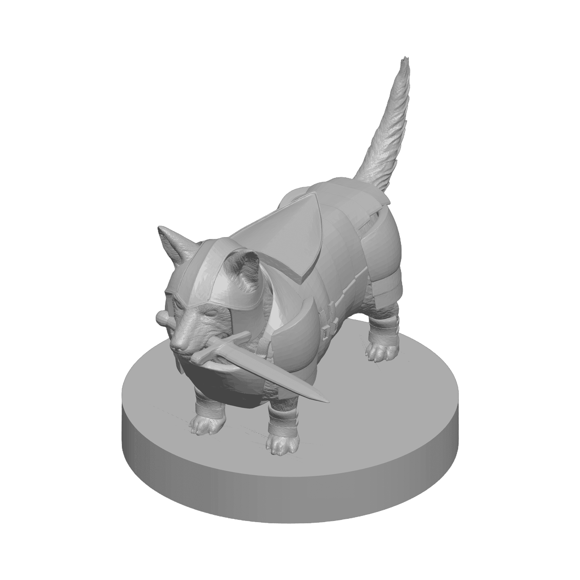 Achilles the Corgi Paladin