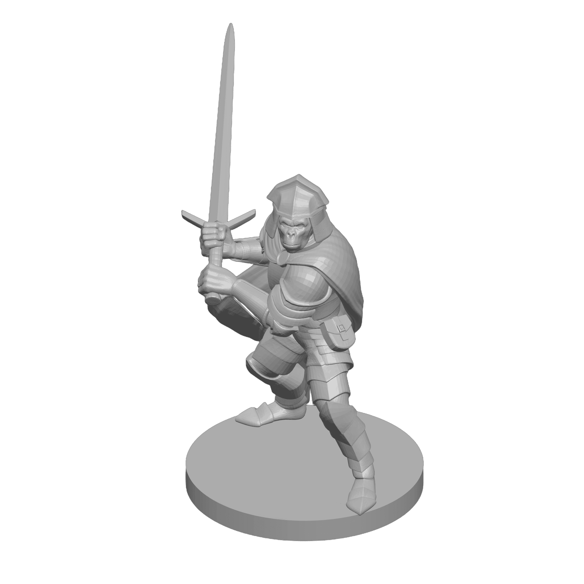 Ape Folk Greatweapon Fighter