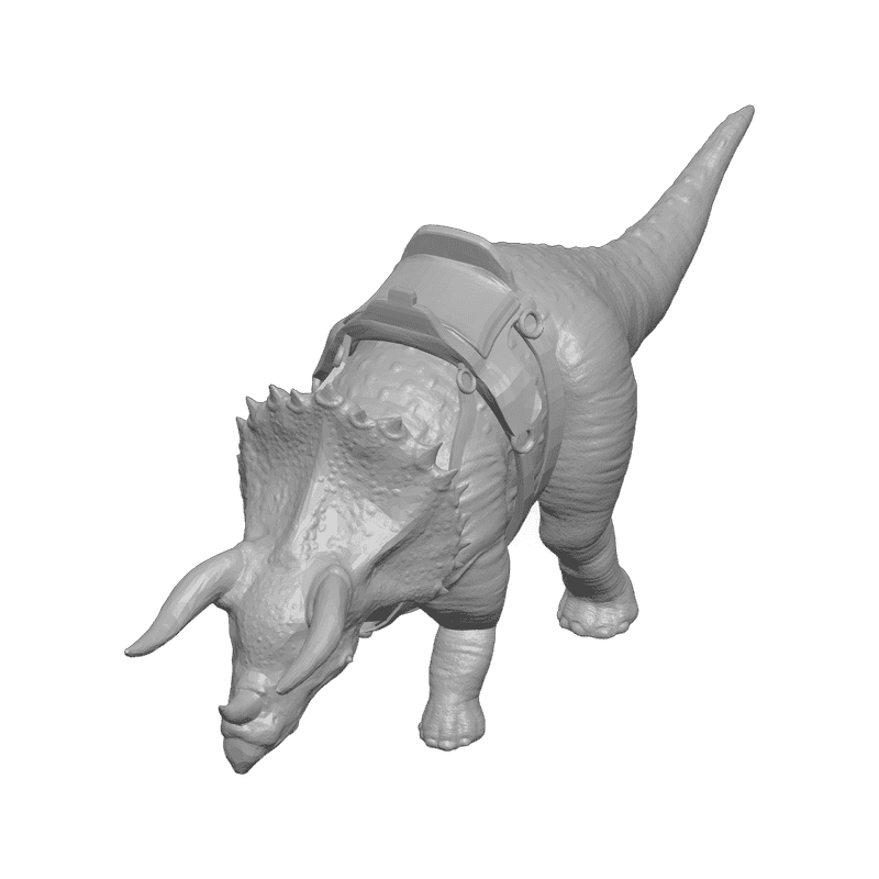 Triceratops Updated mount no base